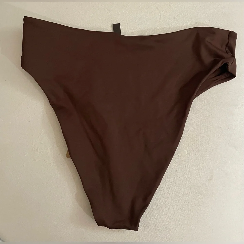 Skims NWT Cocoa Brown Triangle Bikini Set Size M